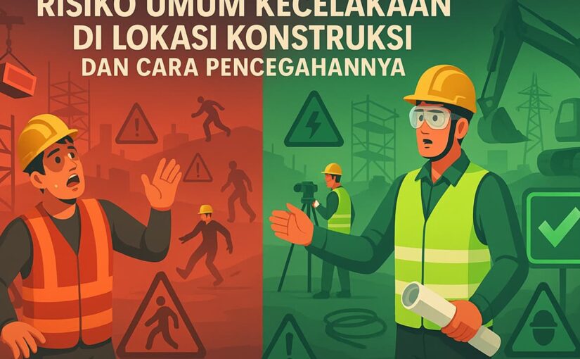 Risiko Umum Kecelakaan di Lokasi Konstruksi dan Cara Pencegahannya
